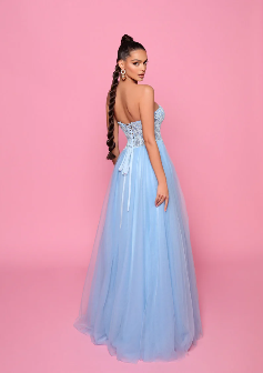 NICOLETTA (FORMERLY J'ADORE) ~corset lace bodice tulle gown