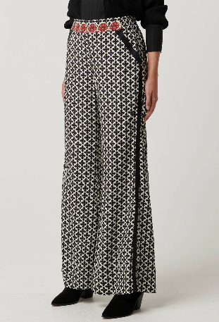 Once Was willow viscose Donny half elastic pant