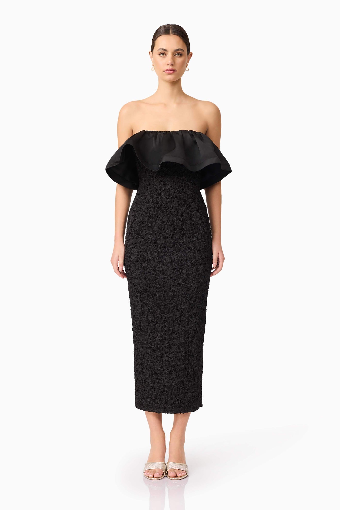 Elliatt dandelions midi dress