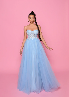 NICOLETTA (FORMERLY J'ADORE) ~corset lace bodice tulle gown