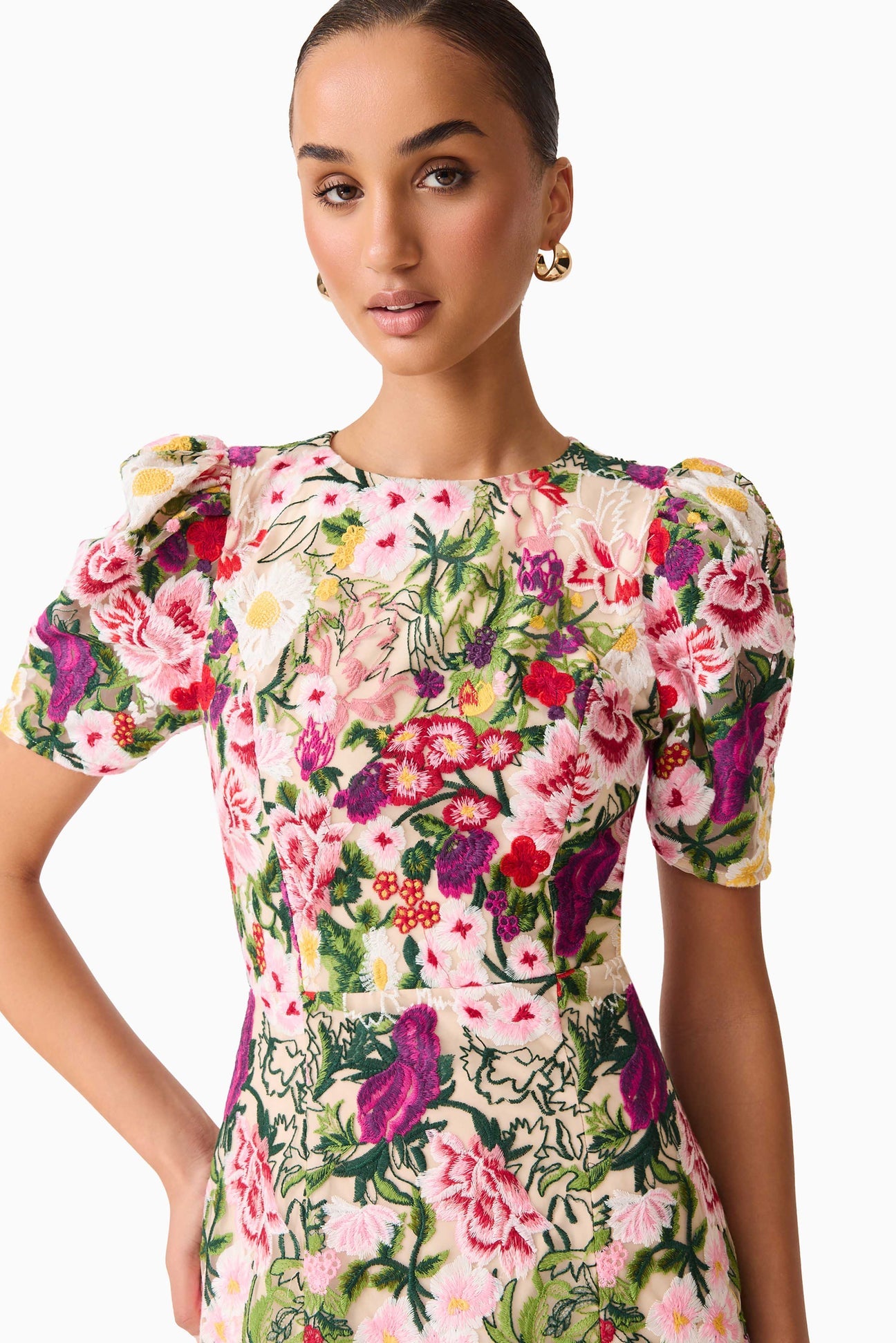 Elliatt Flora Midi Dress