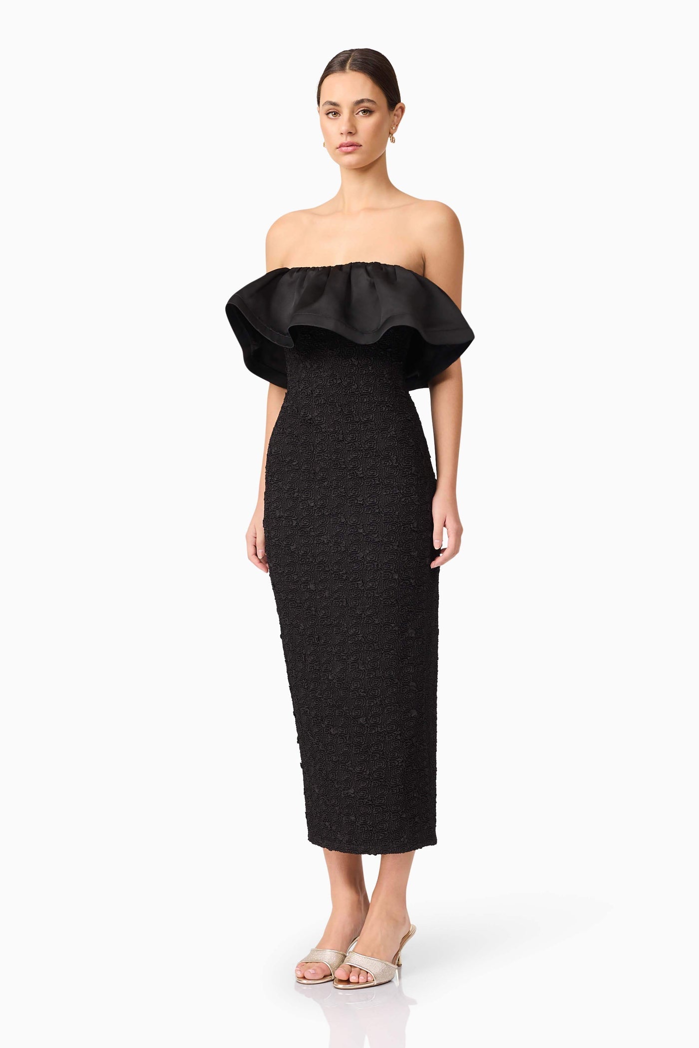 Elliatt dandelions midi dress