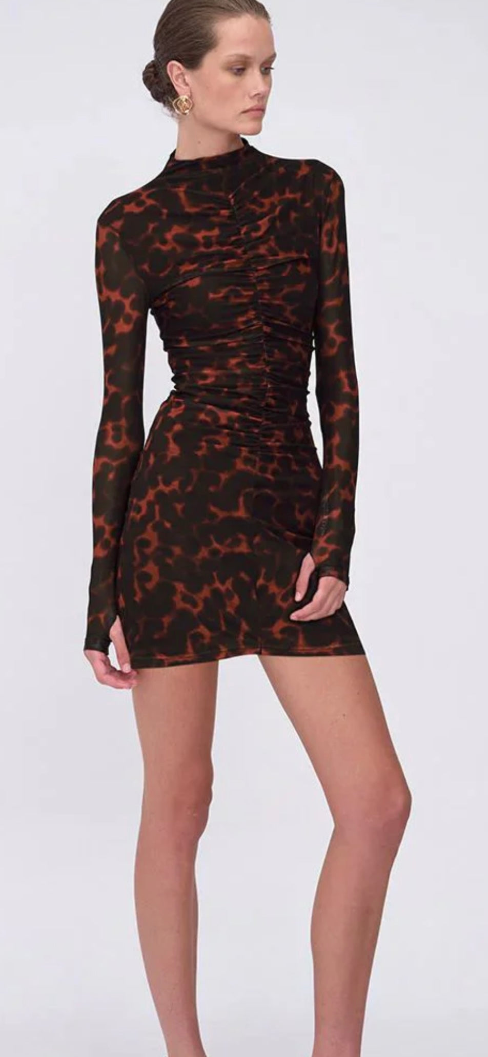 Suboo Remi Tortoiseshell Mini Dress
