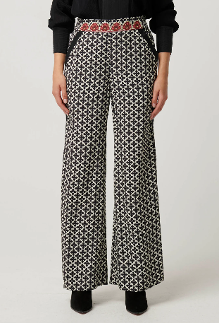 Once Was willow viscose Donny half elastic pant