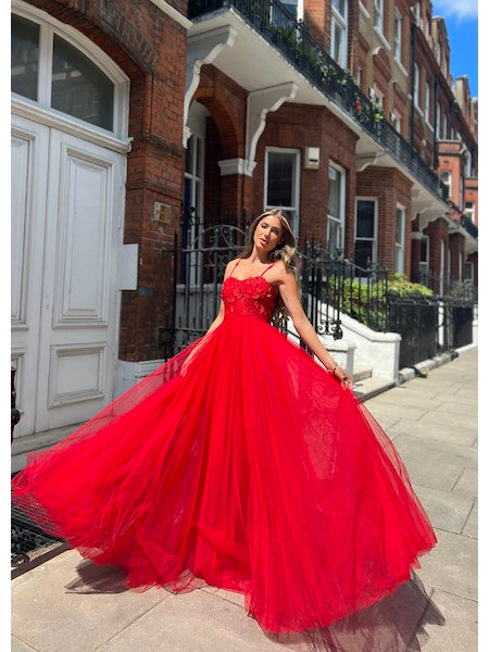 J'ADORE AUSTRALIA lace bodice tulle ball gown