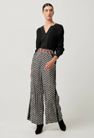 Once Was willow viscose Donny half elastic pant