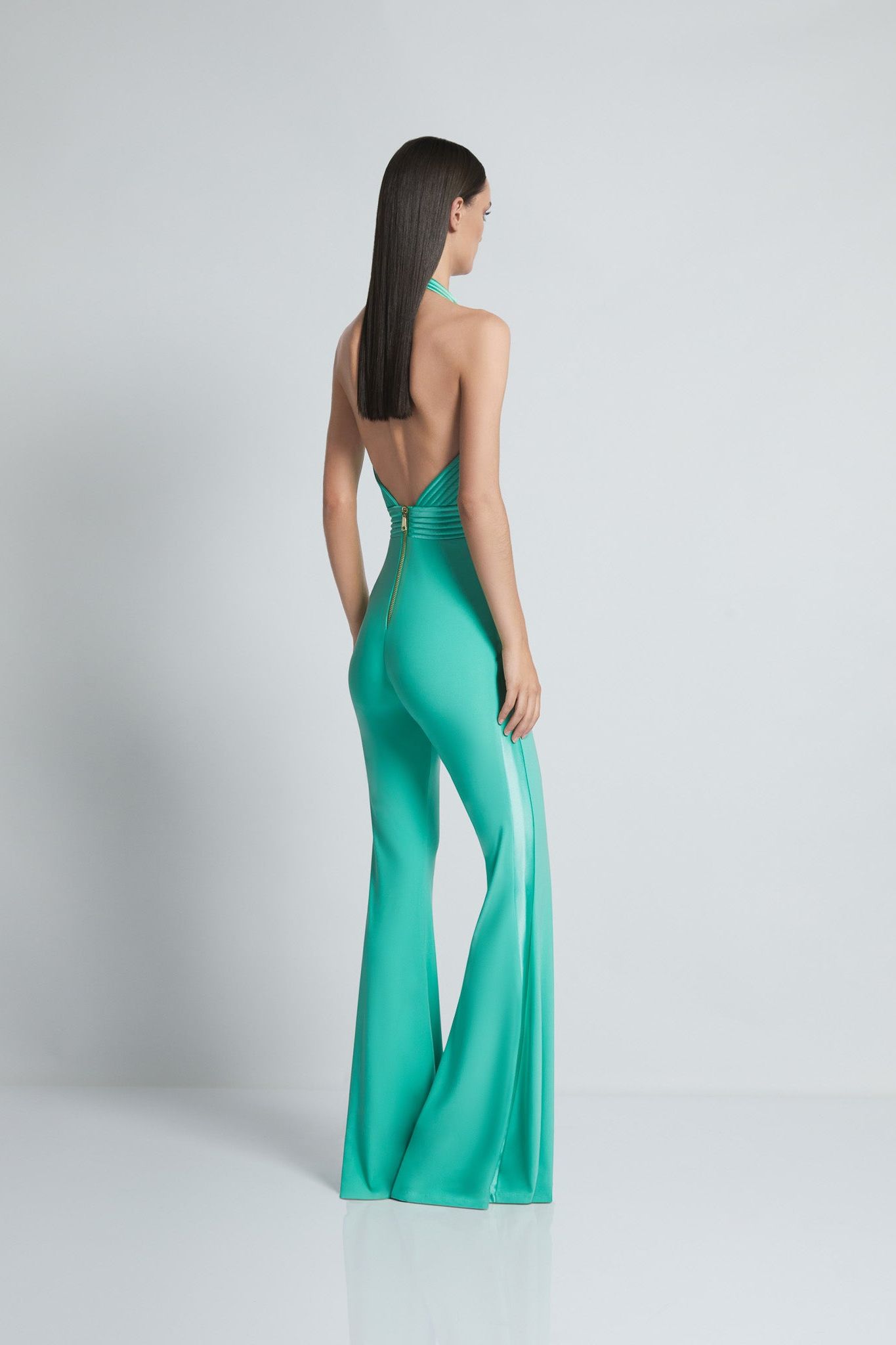 Zhivago Algeny Halter Jumpsuit with Satin Panelling