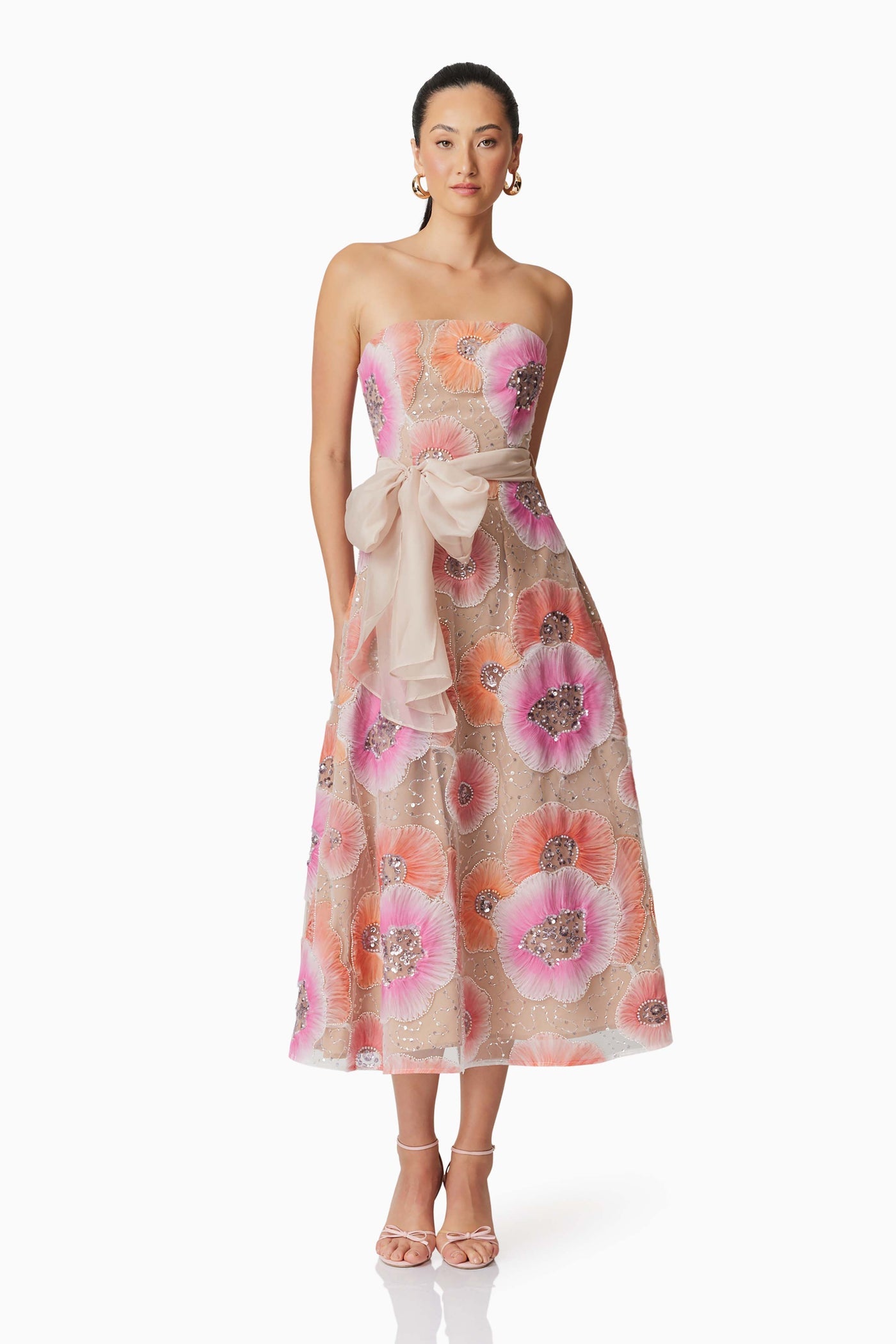 Elliatt Brittany strappy a line midi dress