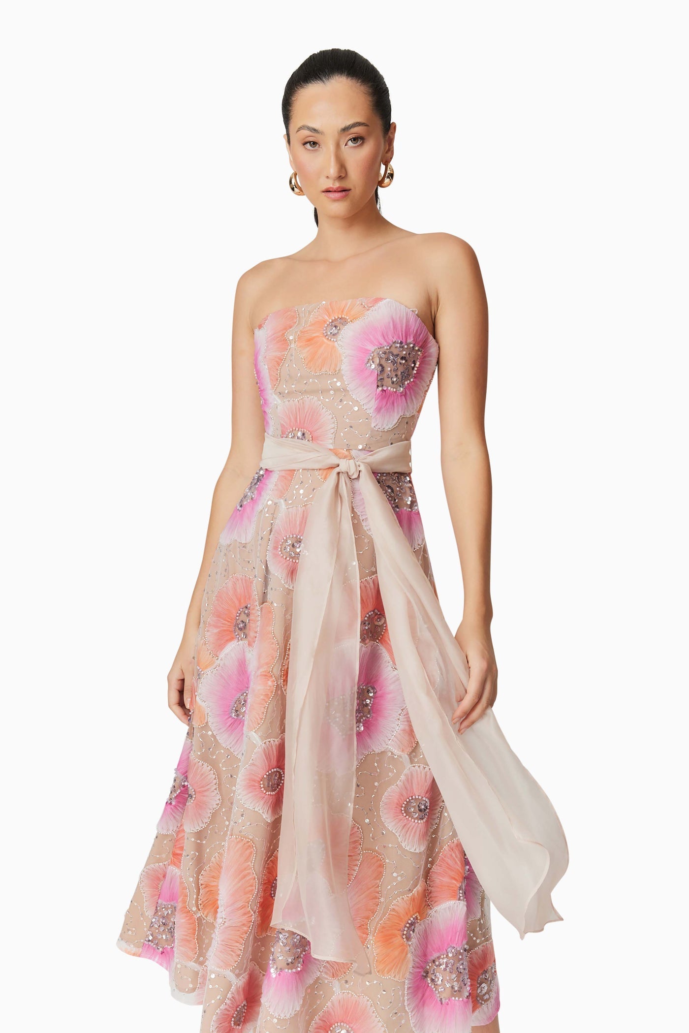 Elliatt Brittany strappy a line midi dress