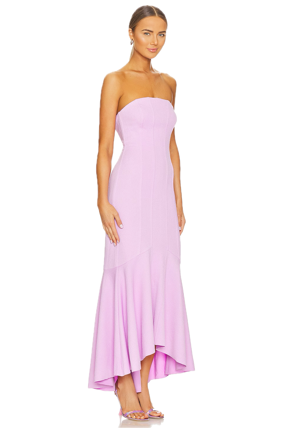 Elliatt Serenade Hi-Low Crepe Dress