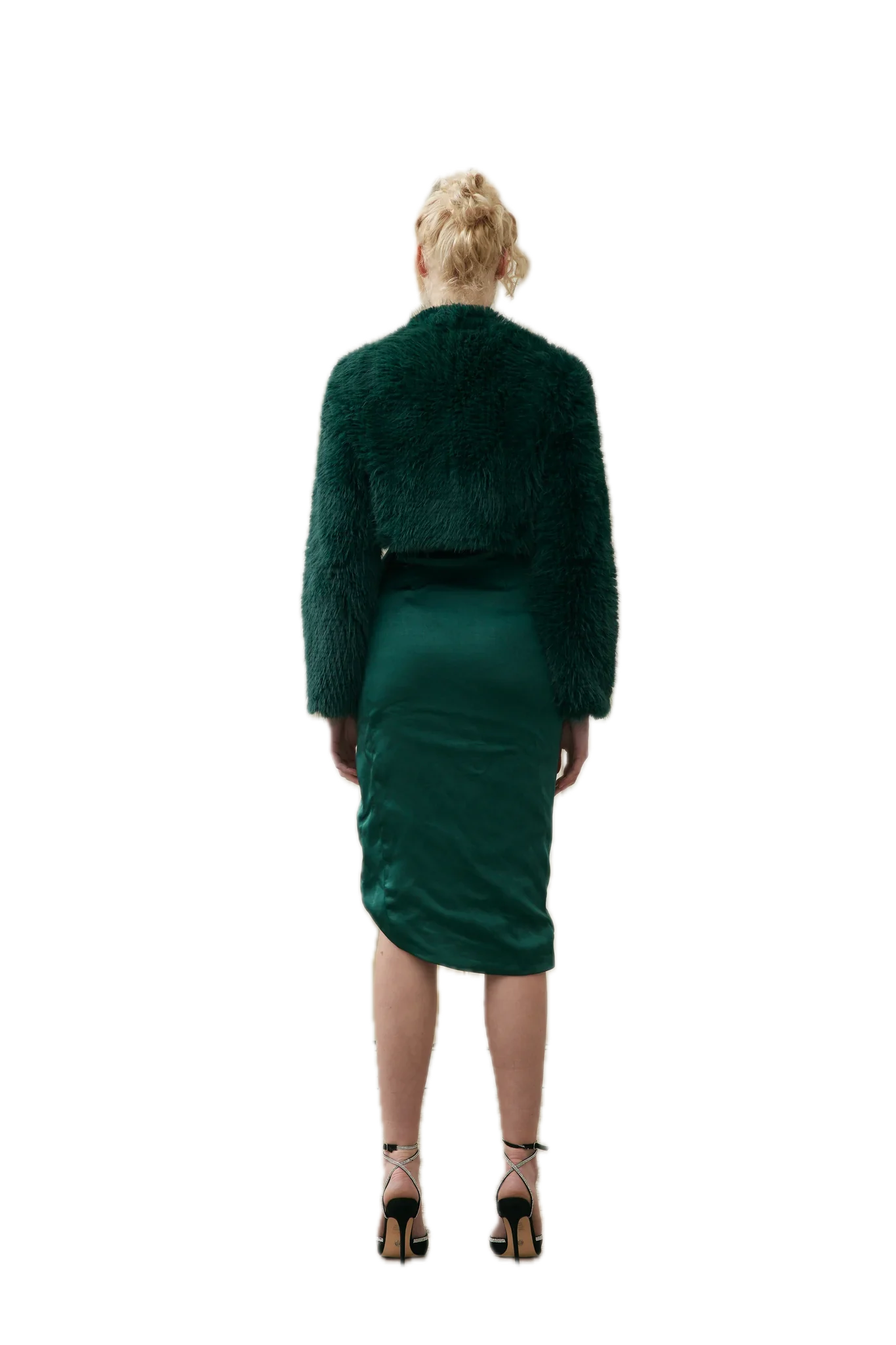 Elliatt Desiree Faux Fur Cropped Jacket – Luxurious & Contemporary