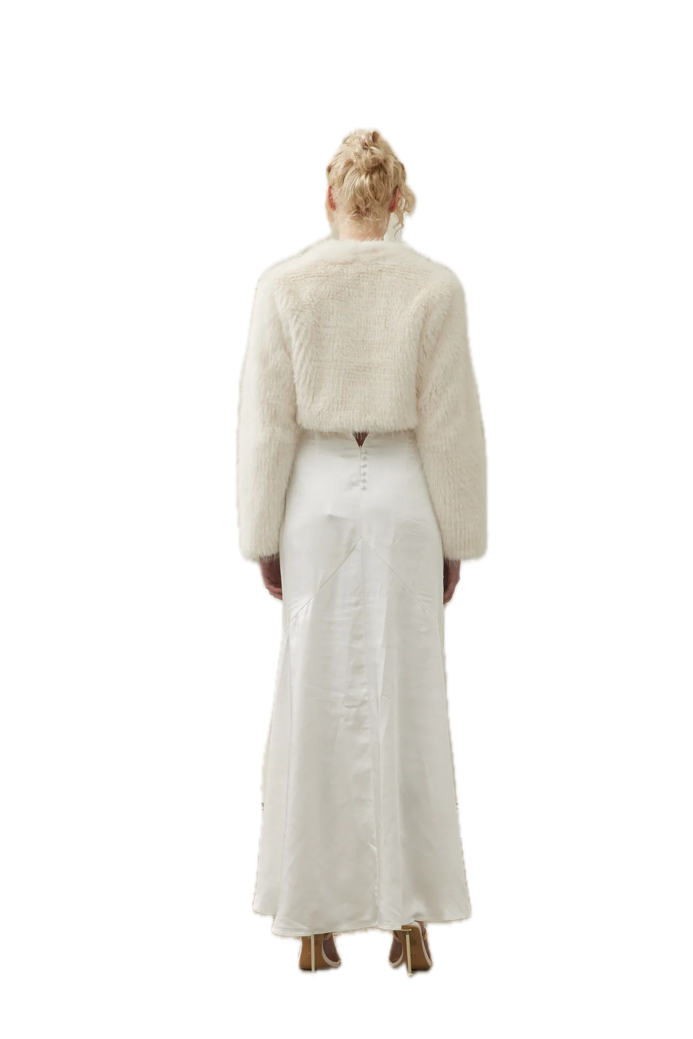 Elliatt Desiree Faux Fur Cropped Jacket – Luxurious & Contemporary
