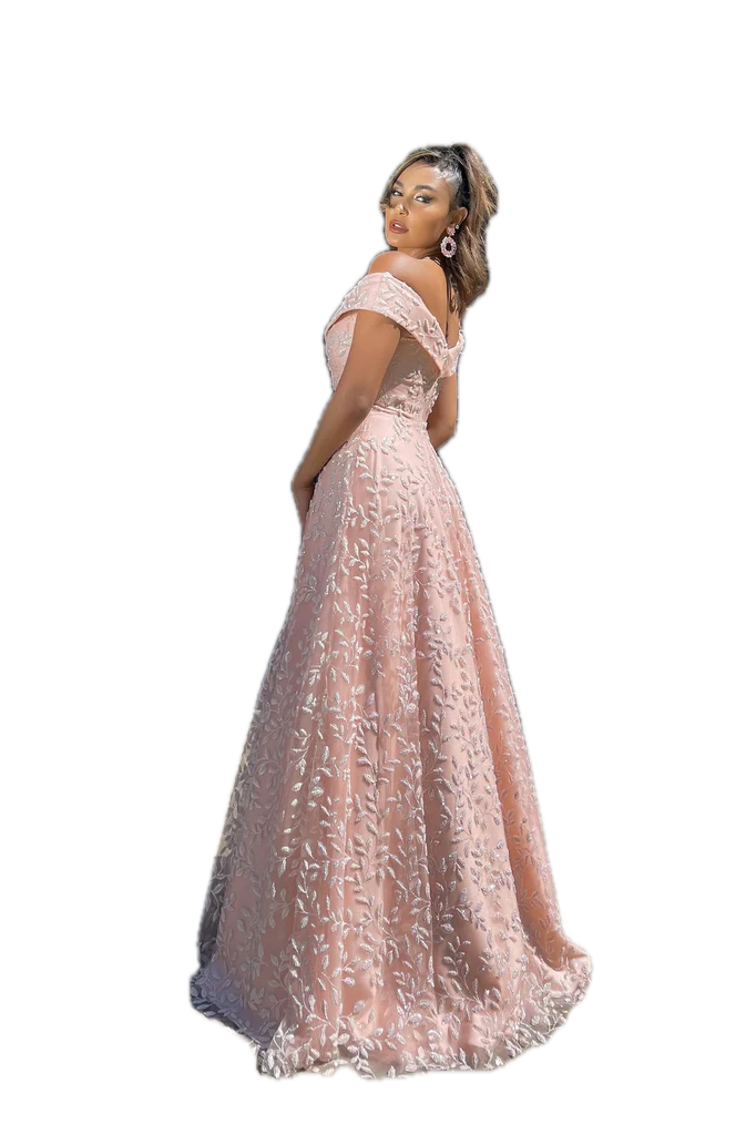 Jadore Evening Gown – Luxurious fully beaded gown in Pink