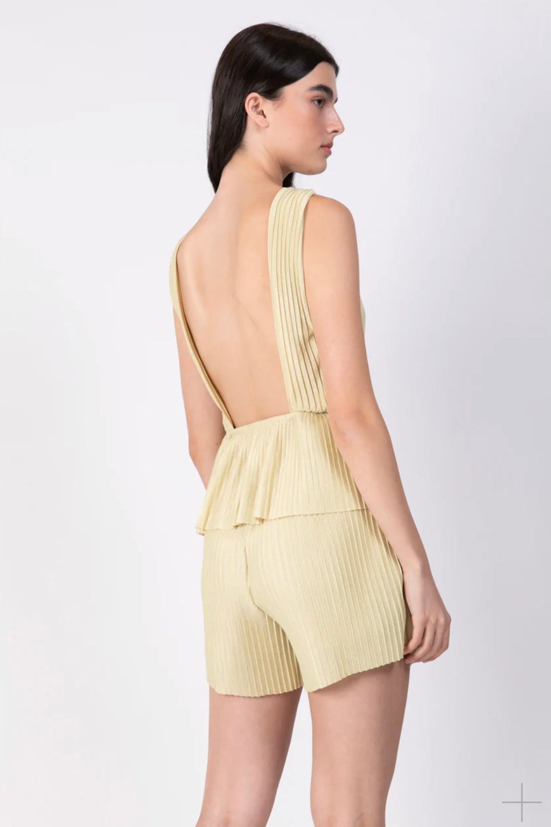 SABINA MUSAYEV HOLLYLAND PANTS - Bread Boutique - CUTE, one shoulder, polyester, SABINA MUSAYEV, SOPHISTICATED, yellow - Darwin boutique - Darwin fashion