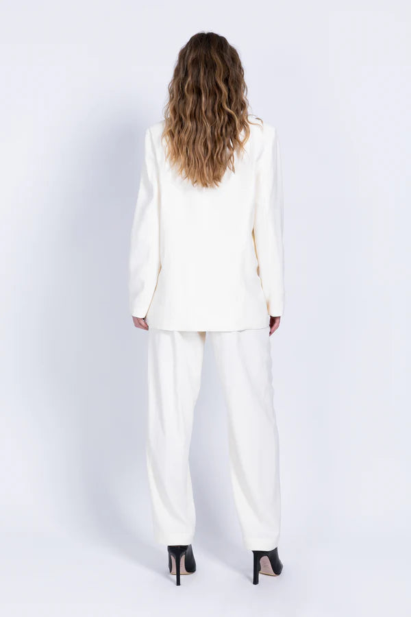 SABINA MUSAYEV LOUISE JACKET - Bread Boutique - absolutely stunning, collared, GLAMOROUS, GORGEOUS, LONG SLEEVED, RED, SABINA MUSAYEV, SEXY, sleeved, SOFT, SOPHISTICATED, STUNNING, stylish, SUPERB, TAILORED, WHITE - Darwin boutique - Darwin fashion
