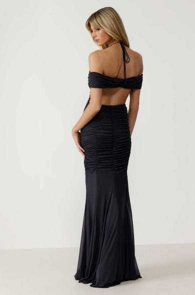 LEXI Australia Livia Dress - Charcoal
