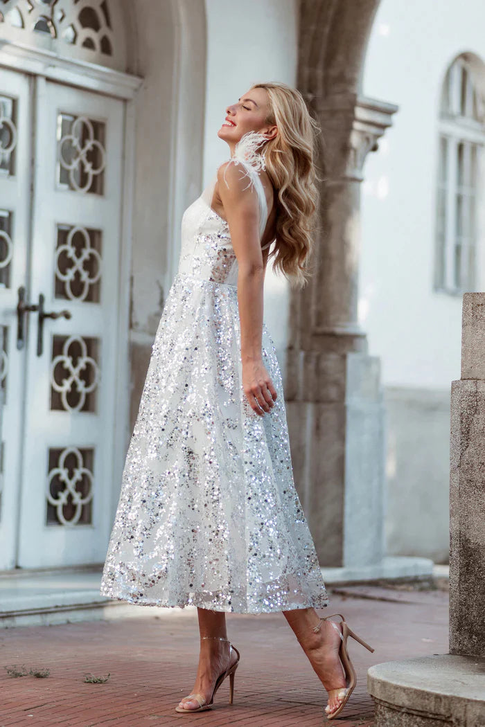 TINA HOLLY COUTURE SWEETHEART COCKTAIL GOWN - Bread Boutique - asymmetrical, GLAMOROUS, GORGEOUS, GOWNS, polyester, sequin, SEXY, SHIMMER, shiny, SOFT, SOPHISTICATED, sophisticaterd, STRAPS, STUNNING, stylish, SUPERB, TINA HOLY, TK314, WAISTED - Darwin boutique - Darwin fashion