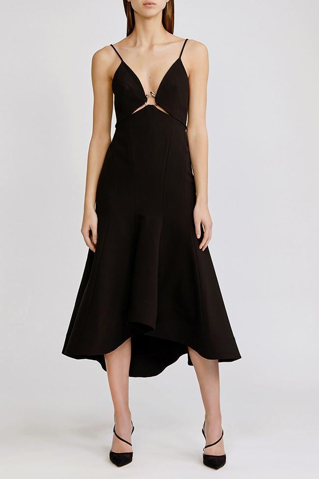 ACLER MARINE DRESS - Bread Boutique - absolutely stunning, ACLER, asymmetrical, dress, eveningwear, flowy, GLAMOROUS, GORGEOUS, IMMACULATE, polyester, sleeveless, SOPHISTICATED, sophisticaterd, STRAPS, STRETCHY, STUNNING, stylish, SUPERB - Darwin boutique - Darwin fashion
