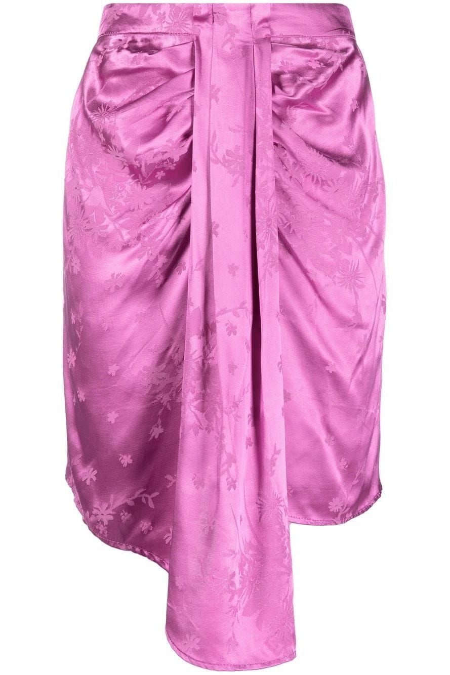 SABINA MUSAYEV ORCA SKIRT FUCHSIA - Bread Boutique - asymmetrical, GLAMOROUS, GORGEOUS, polyester, SABINA MUSAYEV, SEXY, skirt, SOFT, SOPHISTICATED, STUNNING, SUPERB, viscose silk, WAISTED - Darwin boutique - Darwin fashion