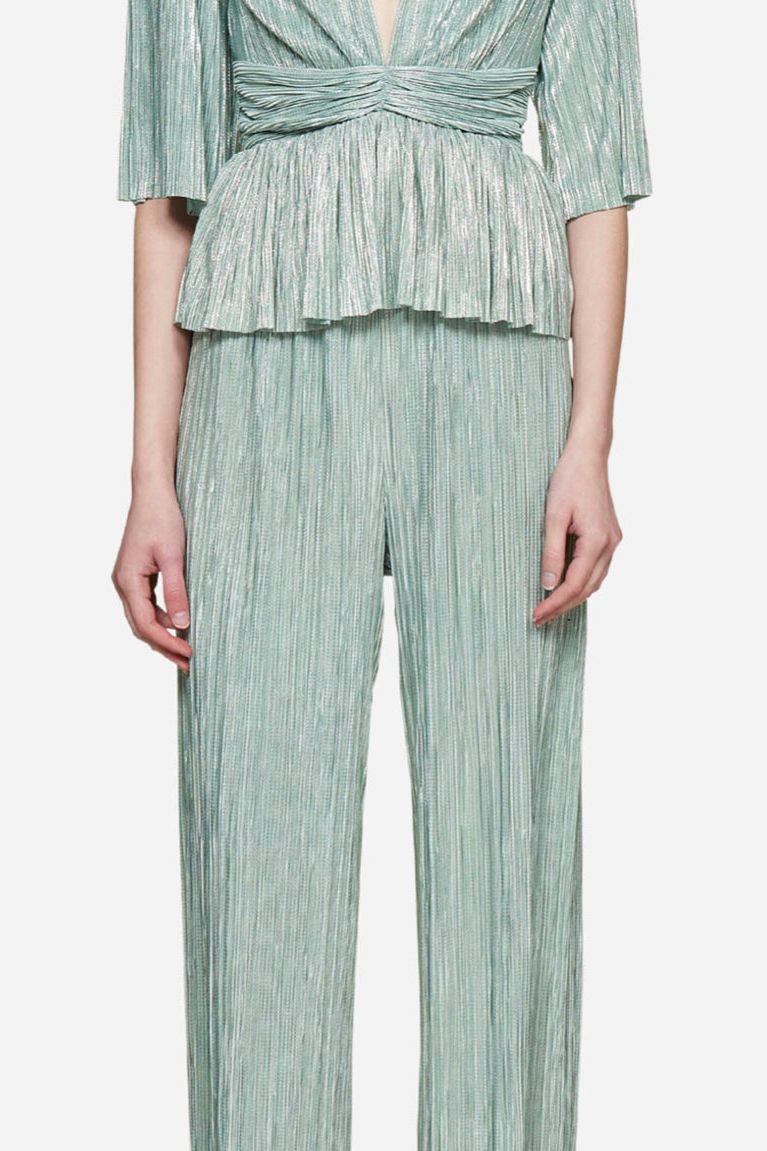 SABINA MUSAYEV COAST PANTS - Bread Boutique - GLAMOROUS, GORGEOUS, MINT, PANT, pants, polyester, SABINA MUSAYEV, SEXY, SHIMMER, SHIMMERING, shiny, SOFT, SOPHISTICATED, STUNNING, stylish, SUPERB, WAISTED - Darwin boutique - Darwin fashion