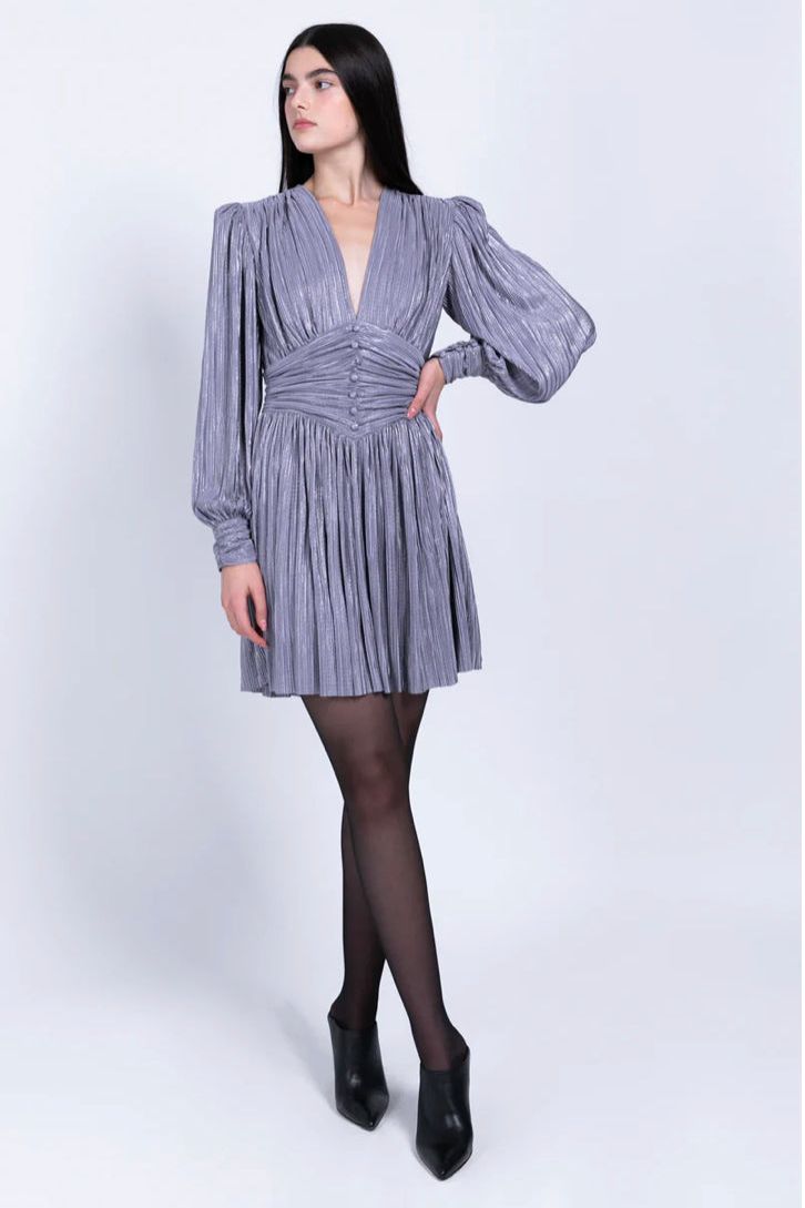 SABINA MUSAYEV SHAYA DRESS - Bread Boutique - asymmetrical, GLAMOROUS, GORGEOUS, MAUVE, SABINA MUSAYEV, SEXY, SHIMMER, SOFT, SOPHISTICATED, STUNNING, SUPERB, WAISTED - Darwin boutique - Darwin fashion
