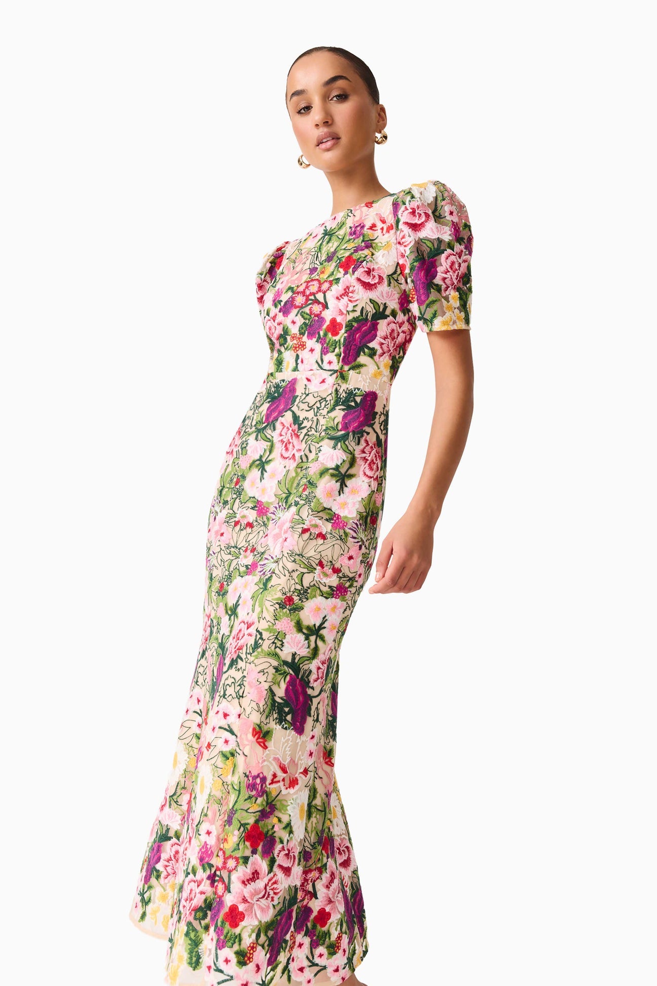 Elliatt Flora Midi Dress