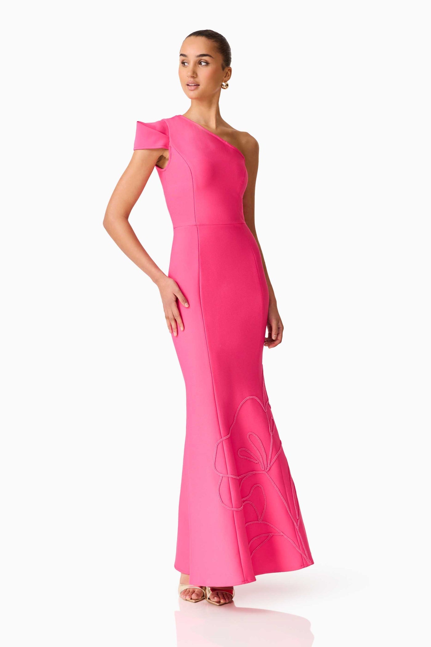 Elliatt Opline one shoulder gown
