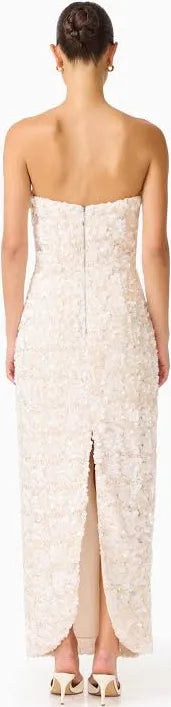Elliatt Silvana beaded column gown