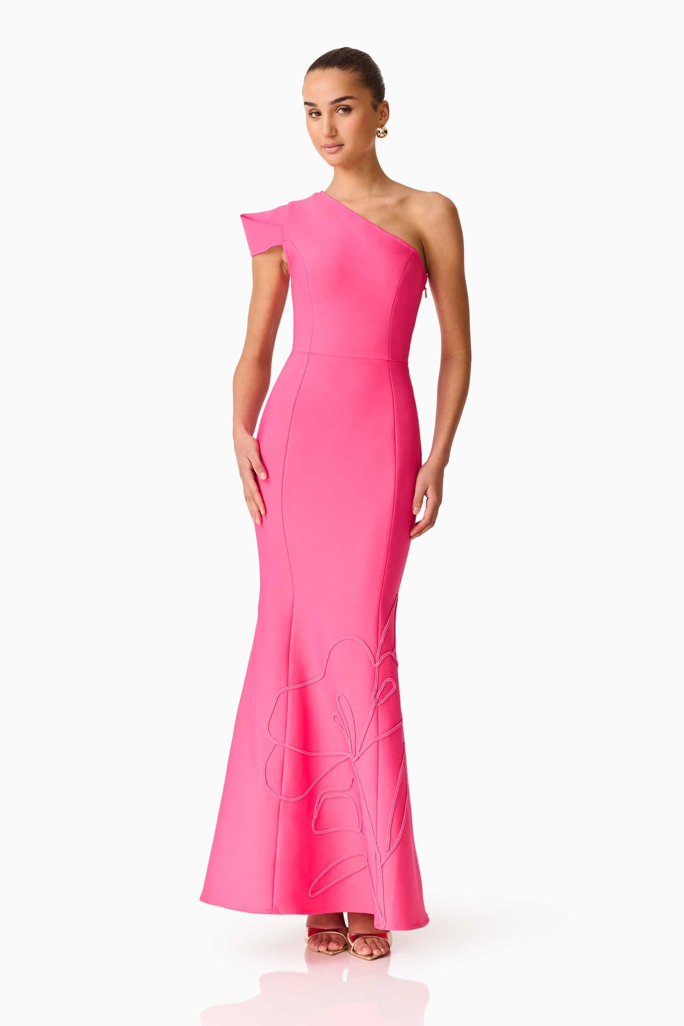 Elliatt Opline one shoulder gown