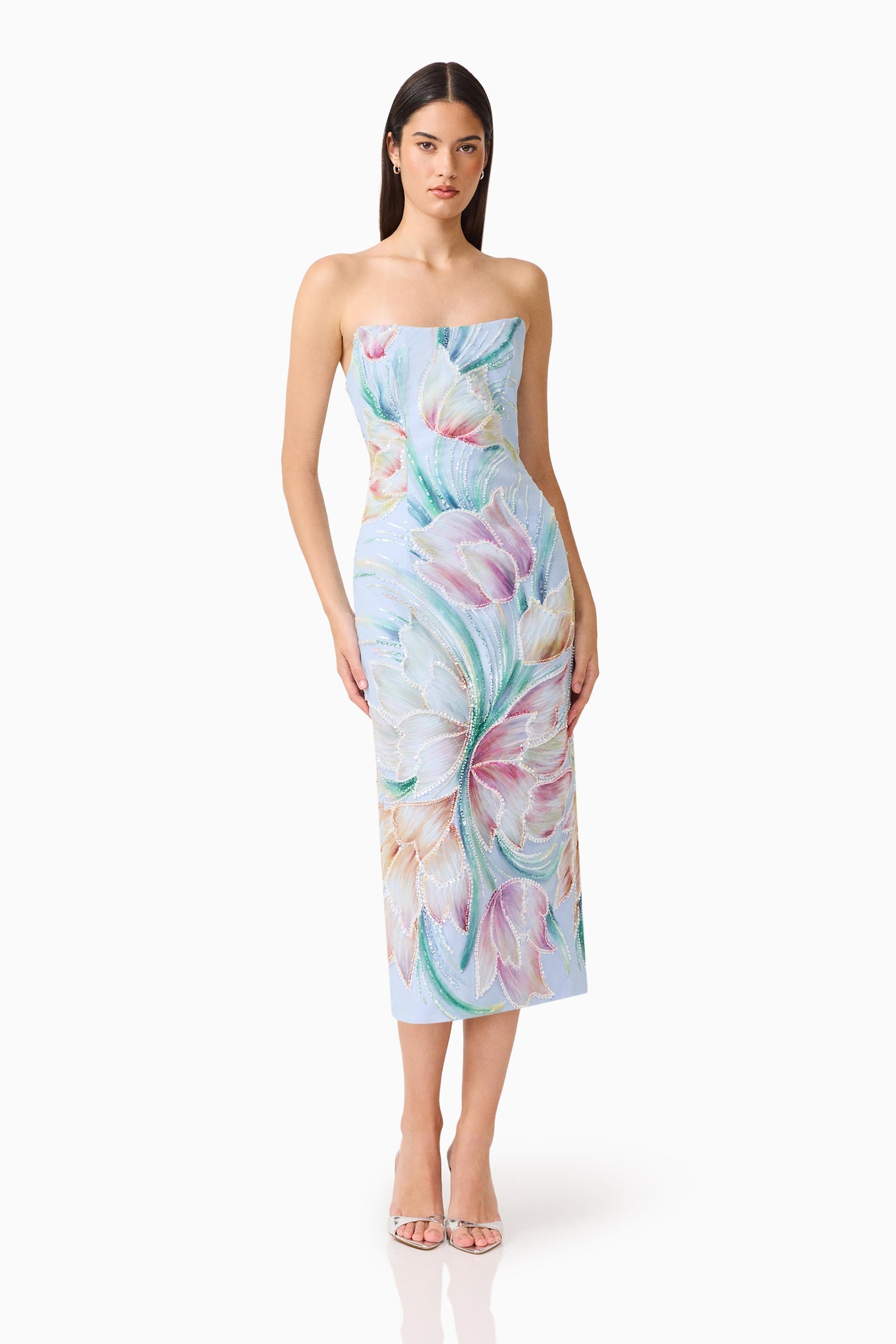 Elliatt Prisell strapless Midi dress
