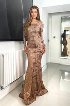 Long Sleeve Evening Gowns