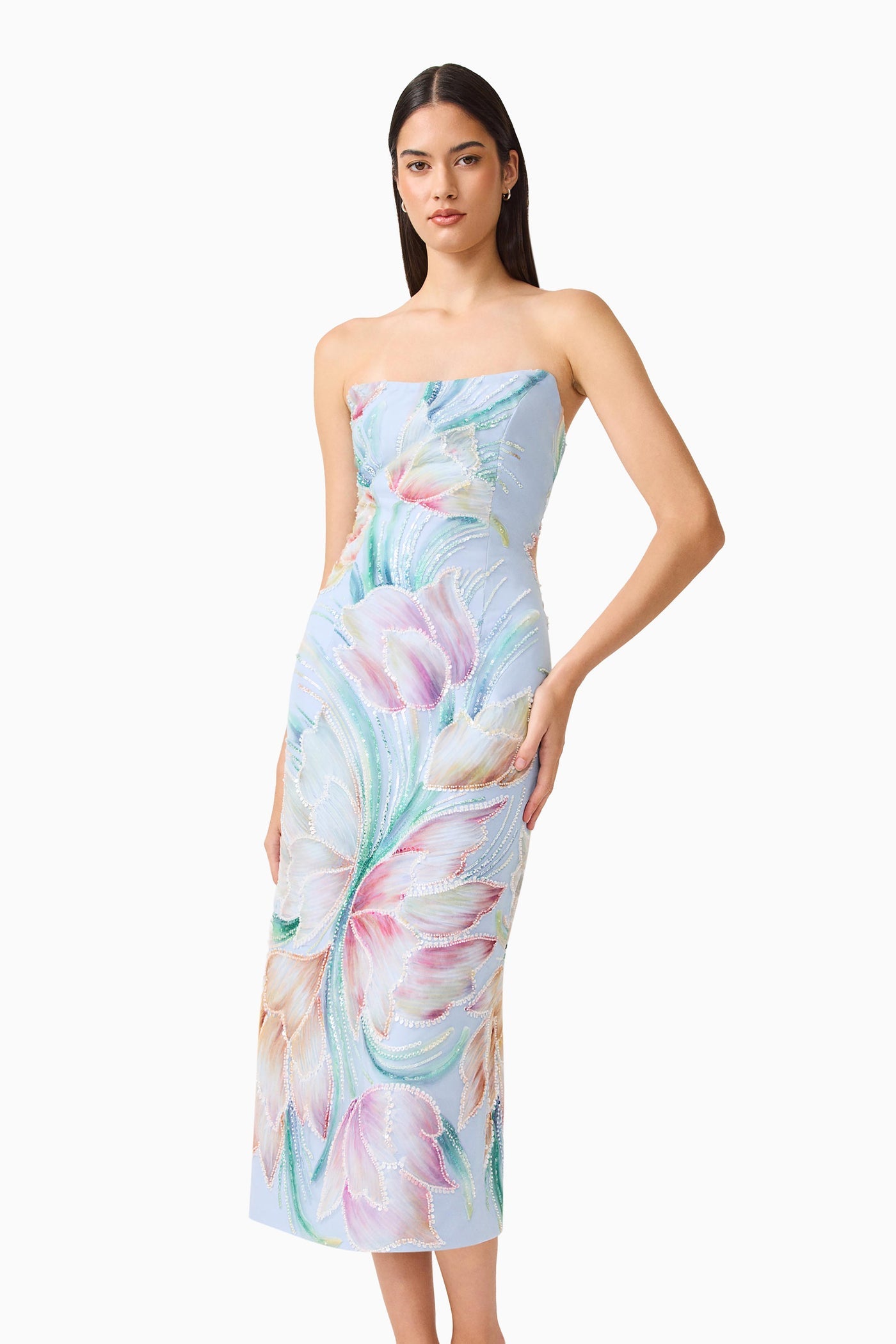 Elliatt Prisell strapless Midi dress