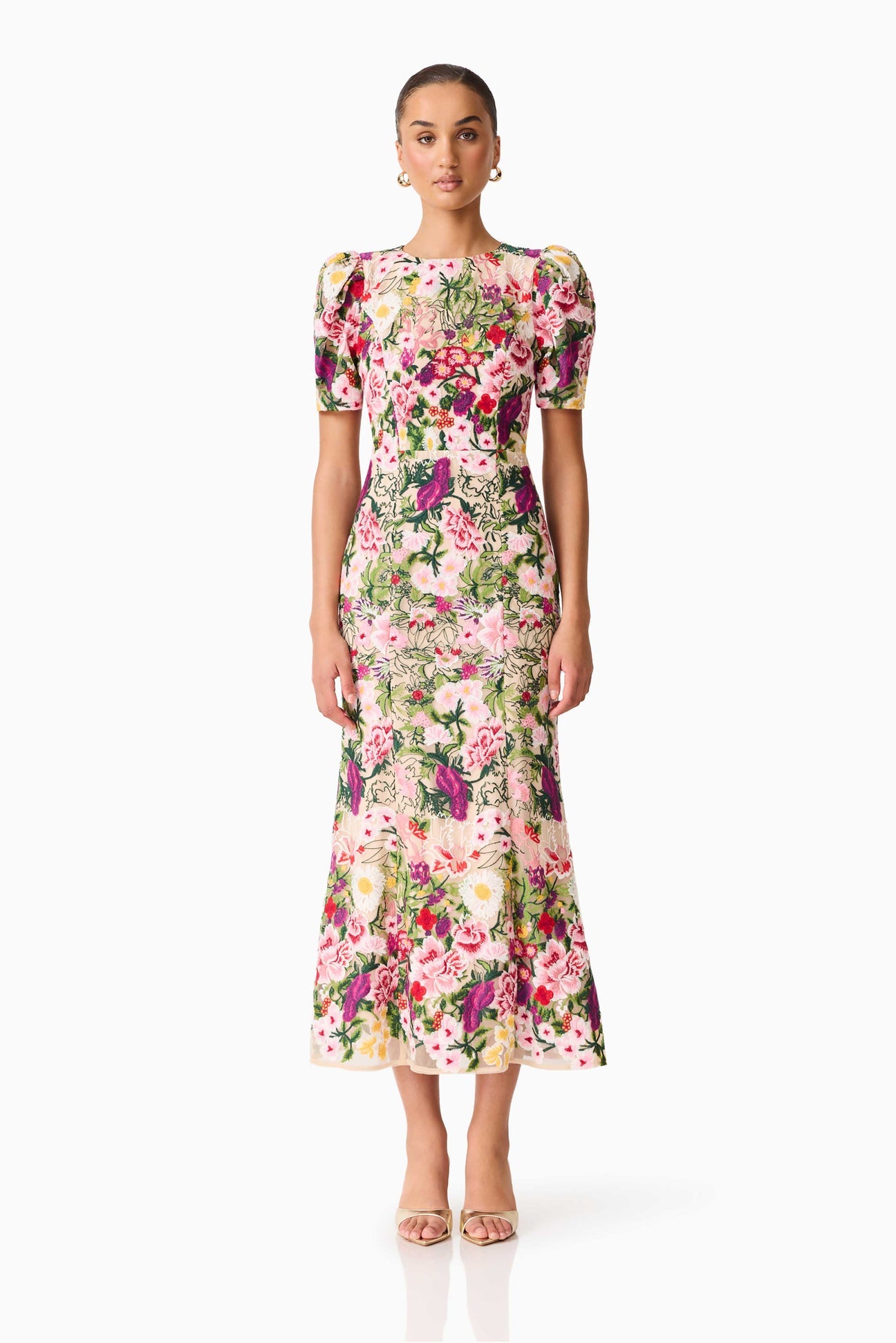 Elliatt Flora Midi Dress