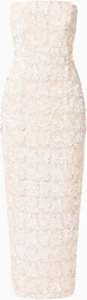 Elliatt Silvana beaded column gown