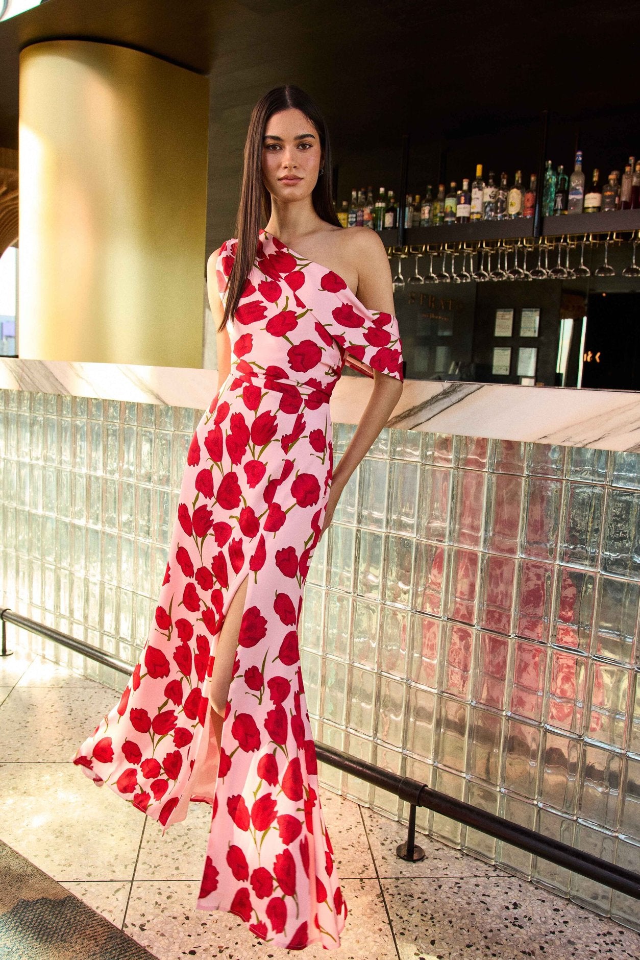 Elliatt Melia Asymmetrical Gown