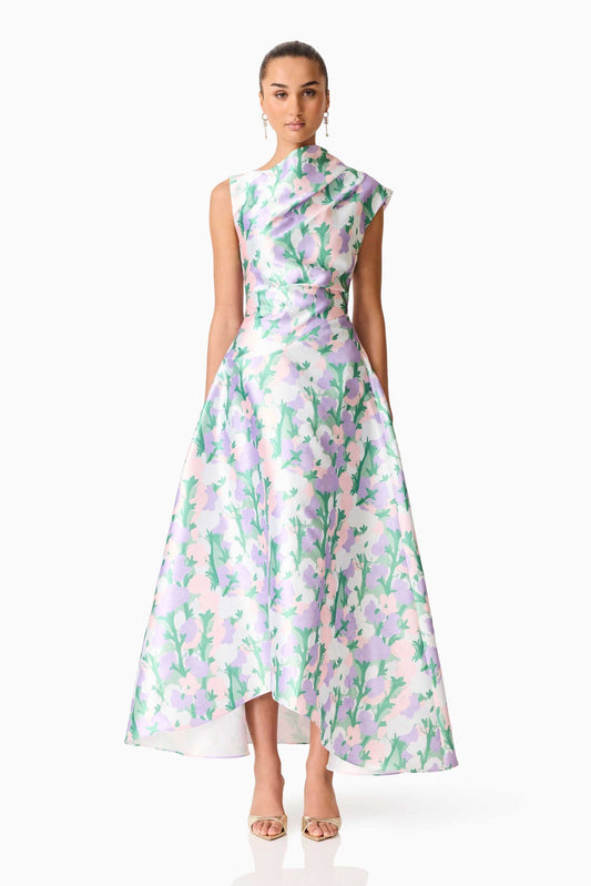 Elliatt Lavina printed floral Gown