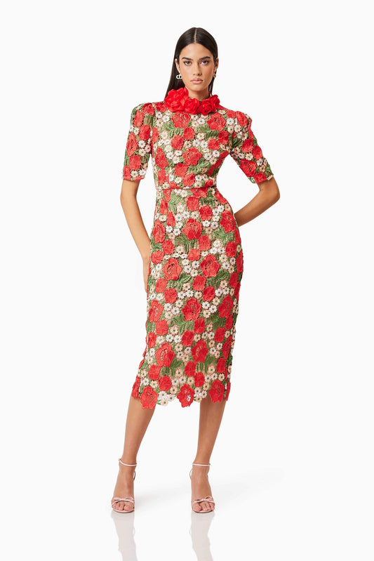 Elliatt Roselyn cocktail midi dress