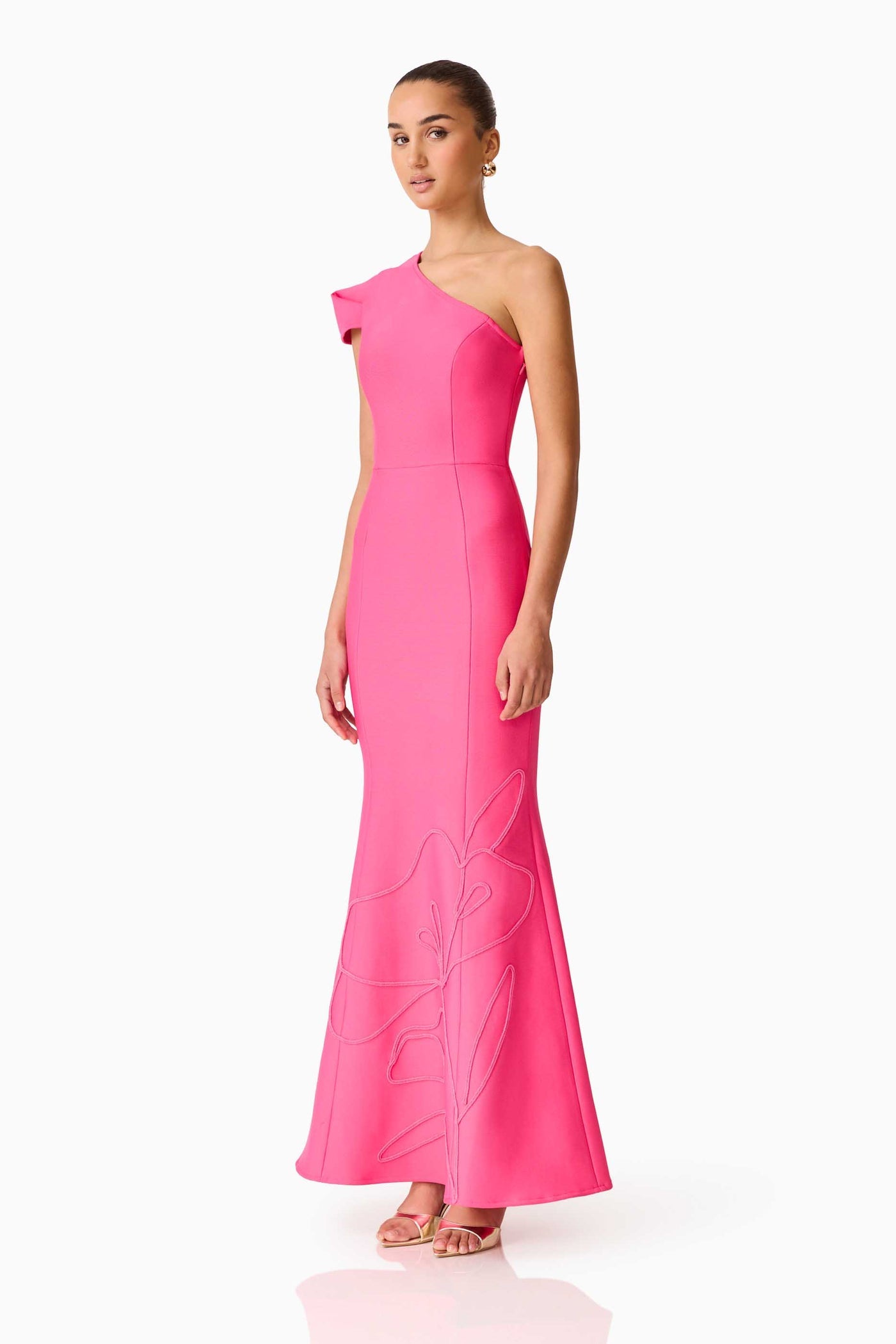 Elliatt Opline one shoulder gown