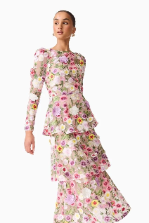Elliatt Neve lace gown