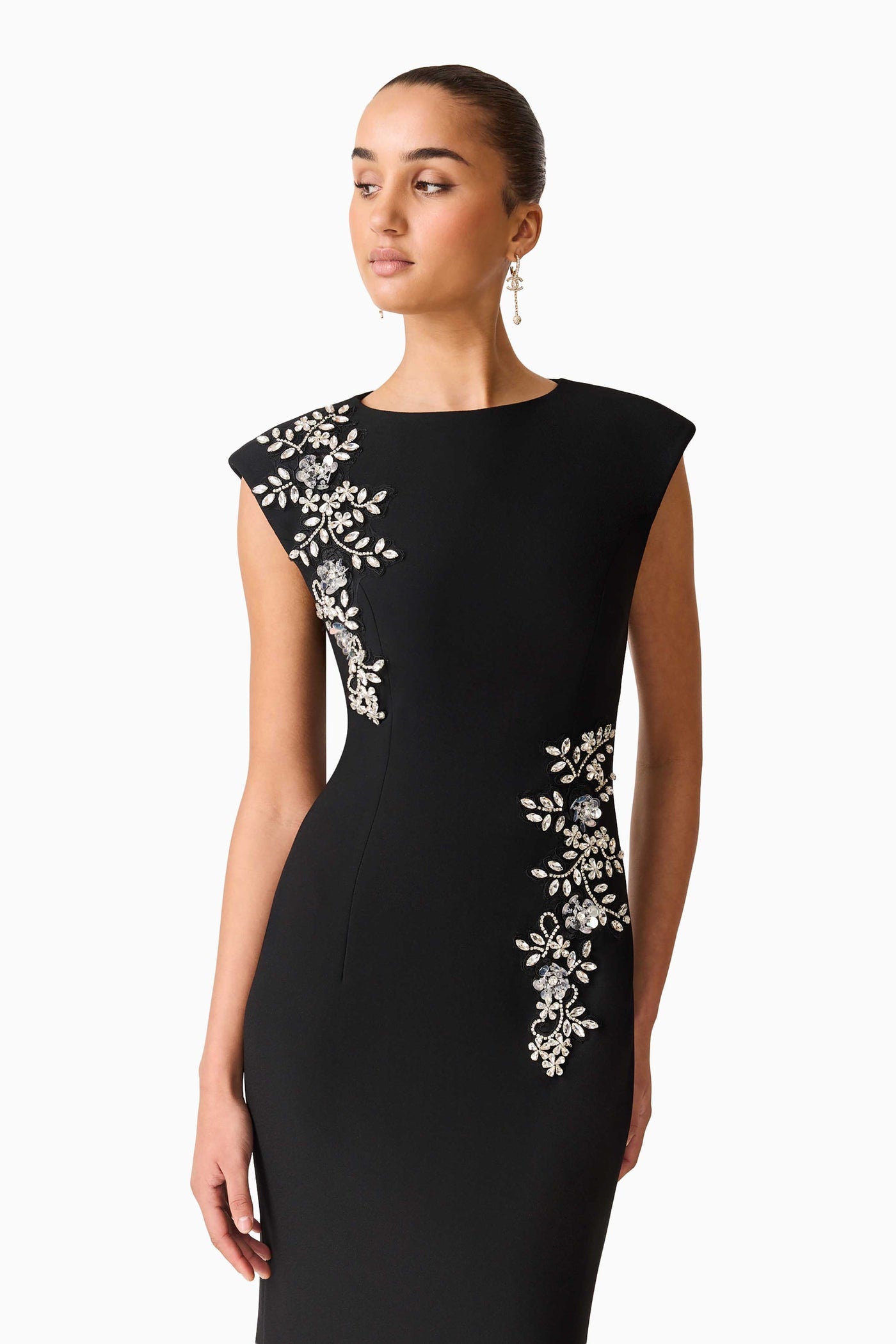 Elliatt Veda boatneck gown