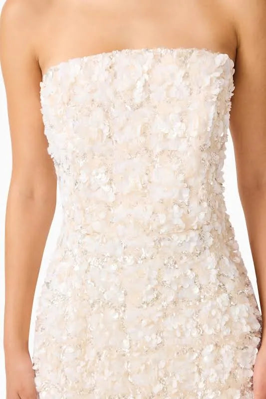 Elliatt Silvana beaded column gown