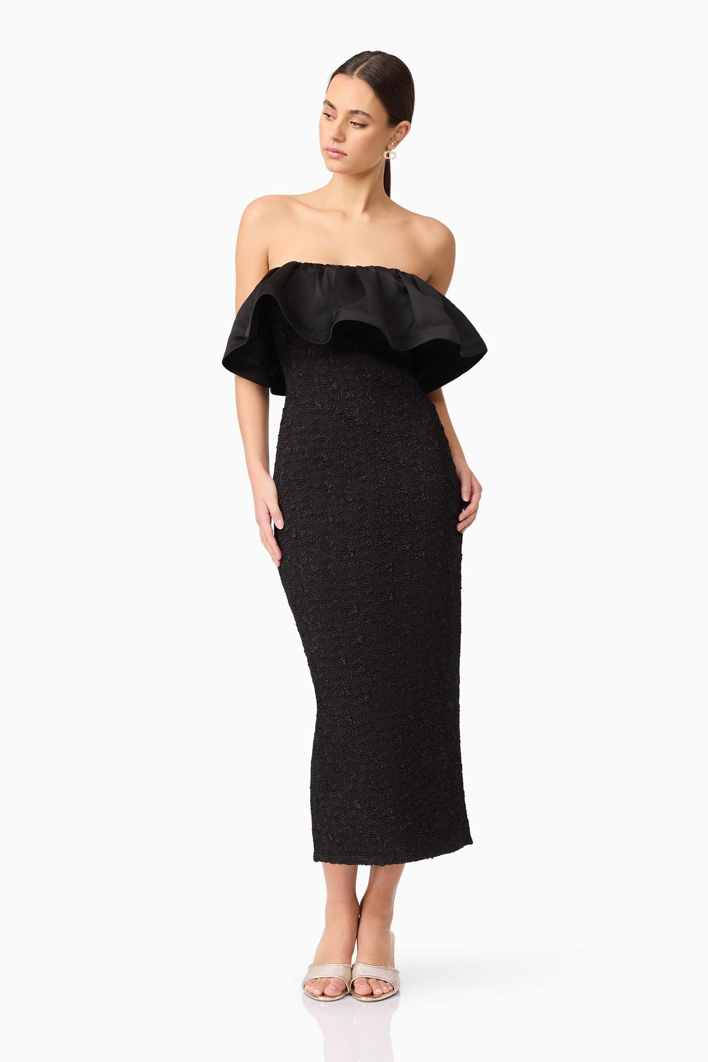 Elliatt dandelions midi  dress