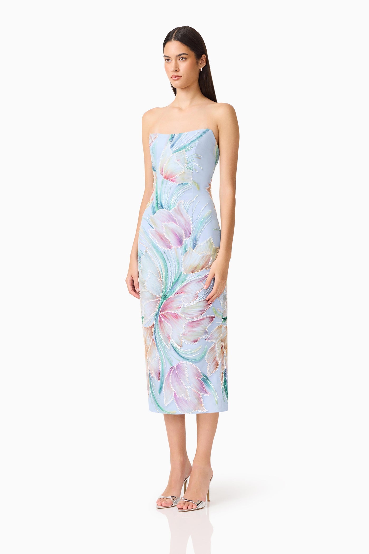 Elliatt Prisell strapless Midi dress