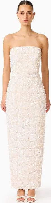 Elliatt Silvana beaded column gown