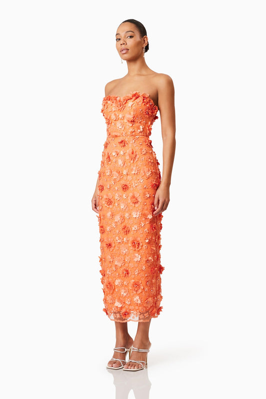 Elliatt bluebell midi dress