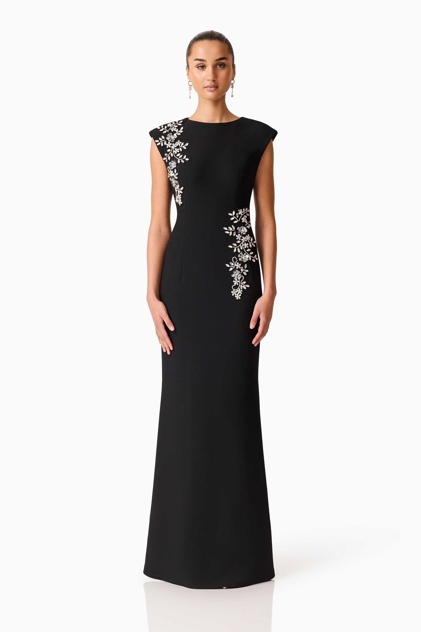 Elliatt Veda boatneck gown