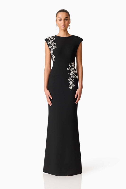 Elliatt Veda boatneck gown