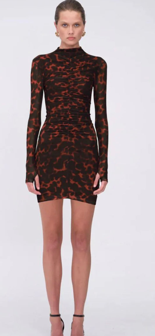 Suboo Remi Tortoiseshell Mini Dress