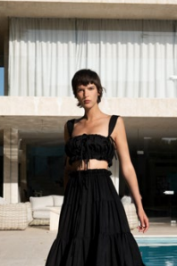 SABINA MUSAYEV ASHABY TOP - Bread Boutique  - black, GLAMOROUS, GORGEOUS, SEXY, SOFT, SOPHISTICATED, STUNNING, SUPERB, TOP, WAISTED - Darwin boutique - Darwin fashion