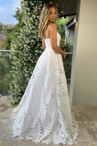 J'ADORE AUSTRALIA GOWN - IVORY - Bread Boutique  - asymmetrical, FULL SKIRT, GLAMOROUS, J'ADORE, JX5032, LACE, SEXY, silver, SOFT, SOPHISTICATED, STUNNING, sweetheart neckline, WAISTED, wedding, WHITE - Darwin boutique - Darwin fashion